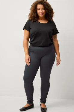 Clearance Plus collection Treggings med høj talje Dame Basistøj|Tights & Leggings