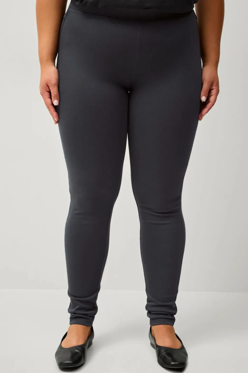Clearance Plus collection Treggings med høj talje Dame Basistøj|Tights & Leggings