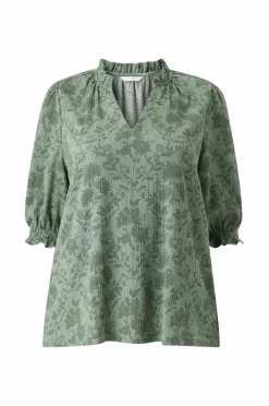 Ellos Plus collection Top med pufærmer^Dame Toppe & Tank-Toppe