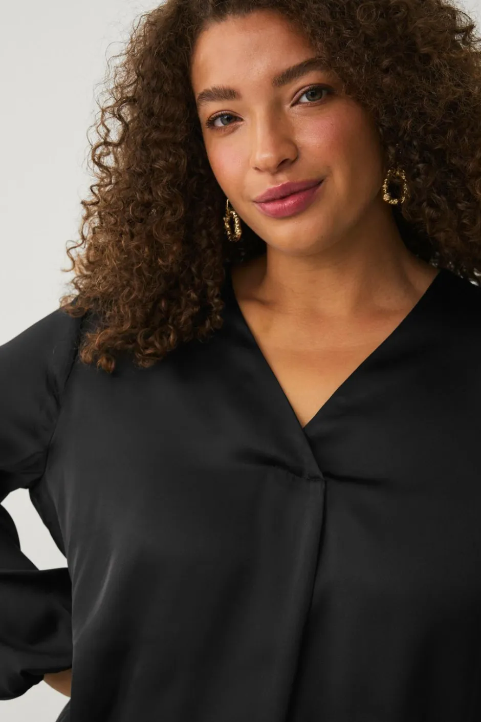 Ellos Plus collection Tunika med v-hals^Dame Tunikaer|Skjorter & Bluser