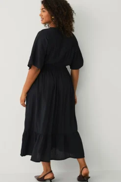 Ellos Plus collection Maxikjole med smock^Dame Kjoler
