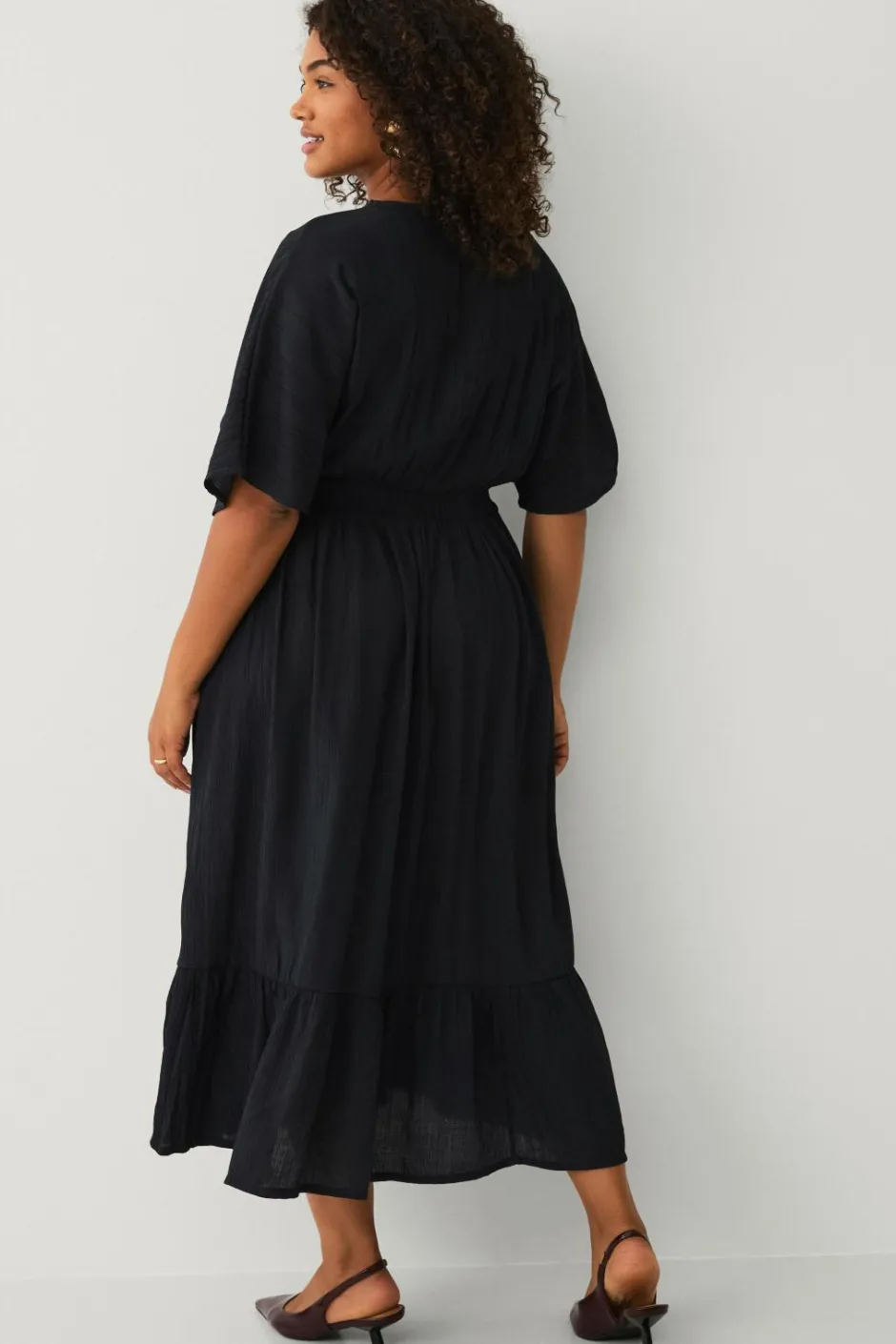 Ellos Plus collection Maxikjole med smock^Dame Kjoler