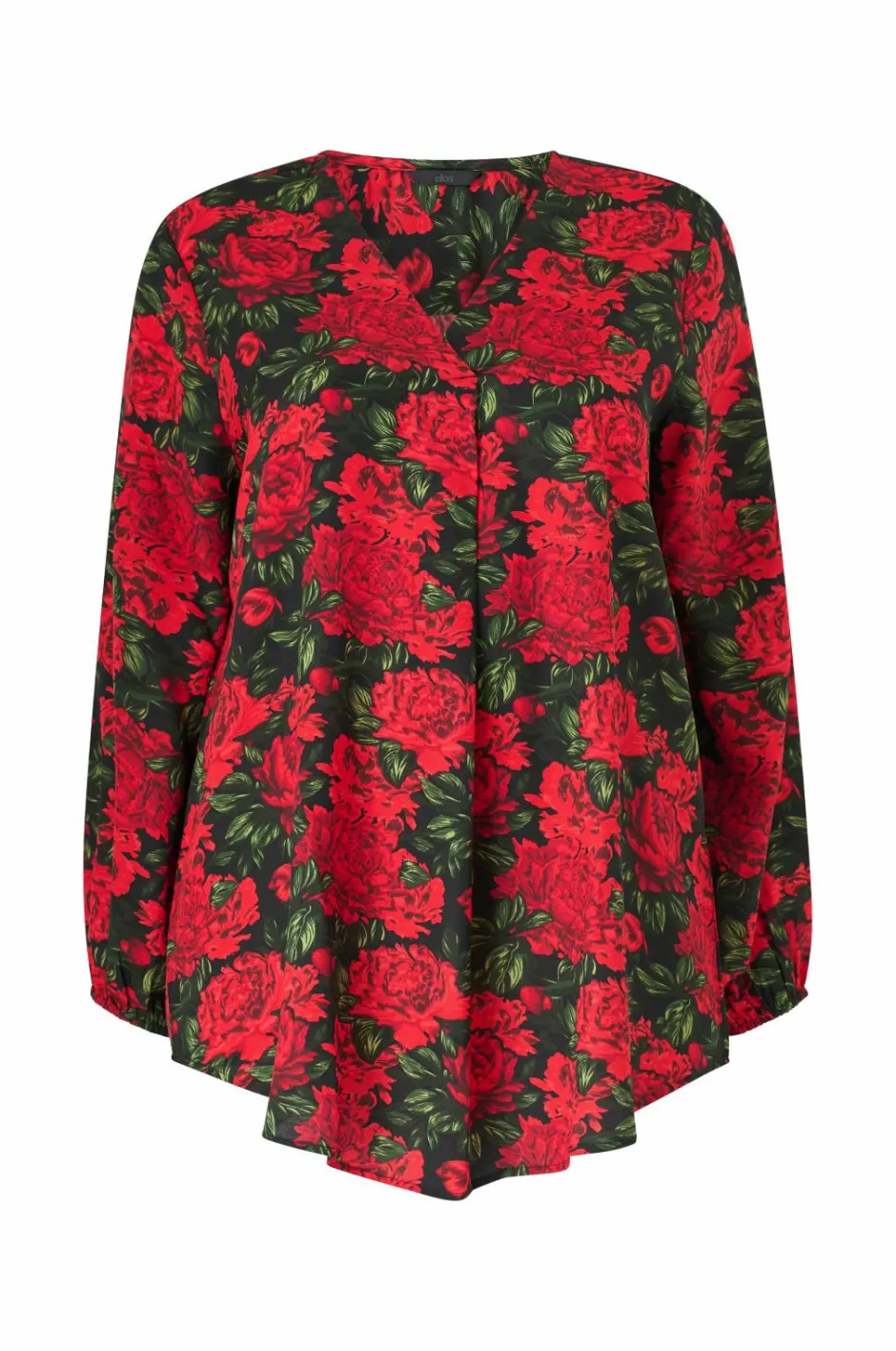 Hot Plus collection Tunika med v-hals Dame Tunikaer|Toppe & Tank-Toppe