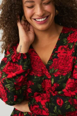 Hot Plus collection Tunika med v-hals Dame Tunikaer|Toppe & Tank-Toppe