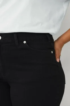 Ellos Plus collection slim jeans med høj talje^Dame Jeans