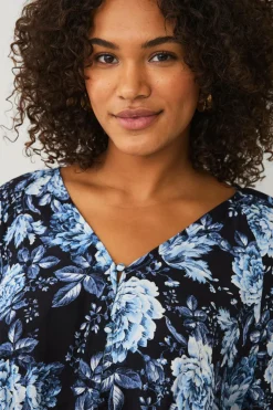 Online Plus collection Maxi kjole med volanter Dame Kjoler