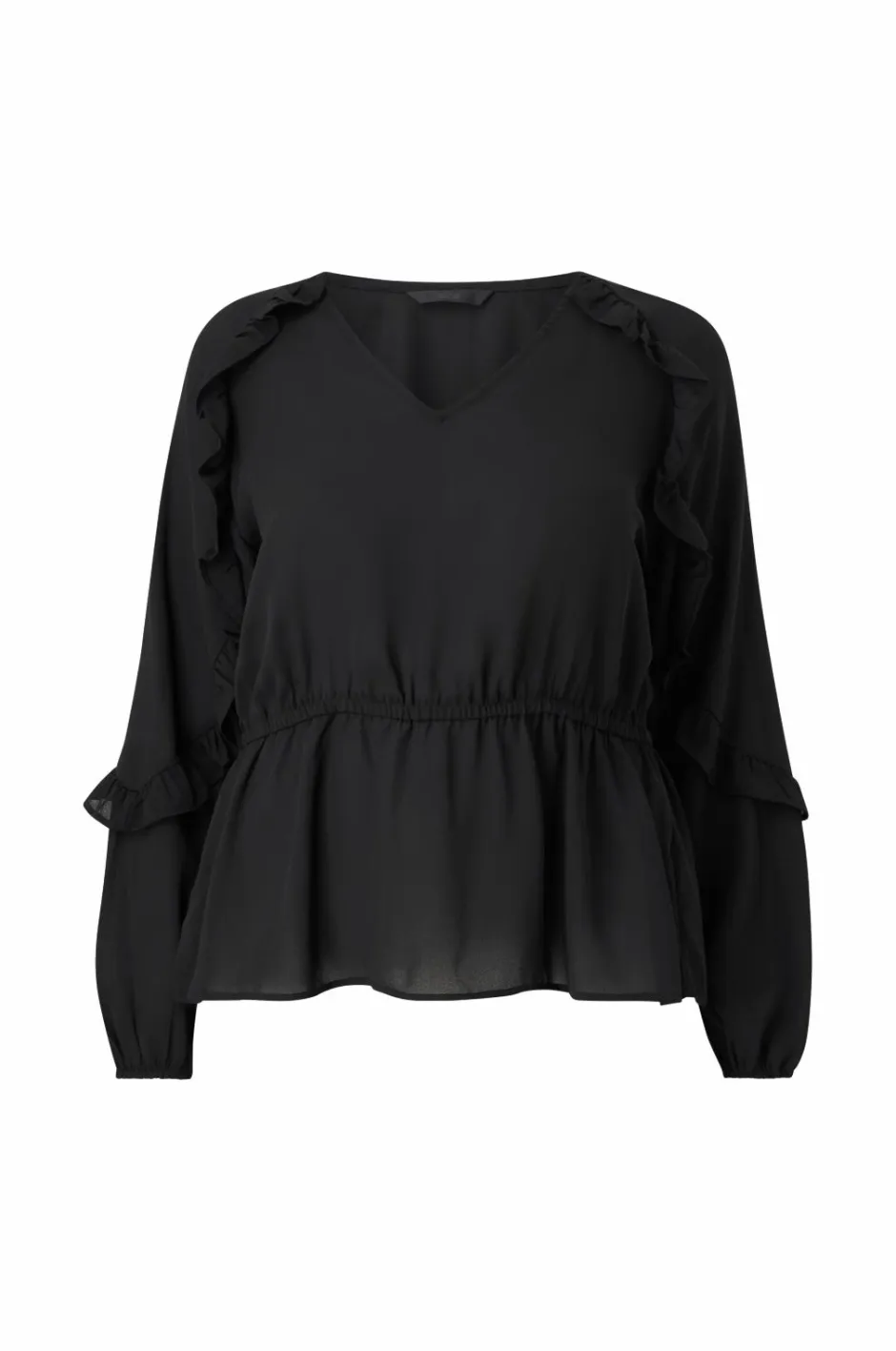 Ellos Plus collection Bluse med volanter^Dame Skjorter & Bluser