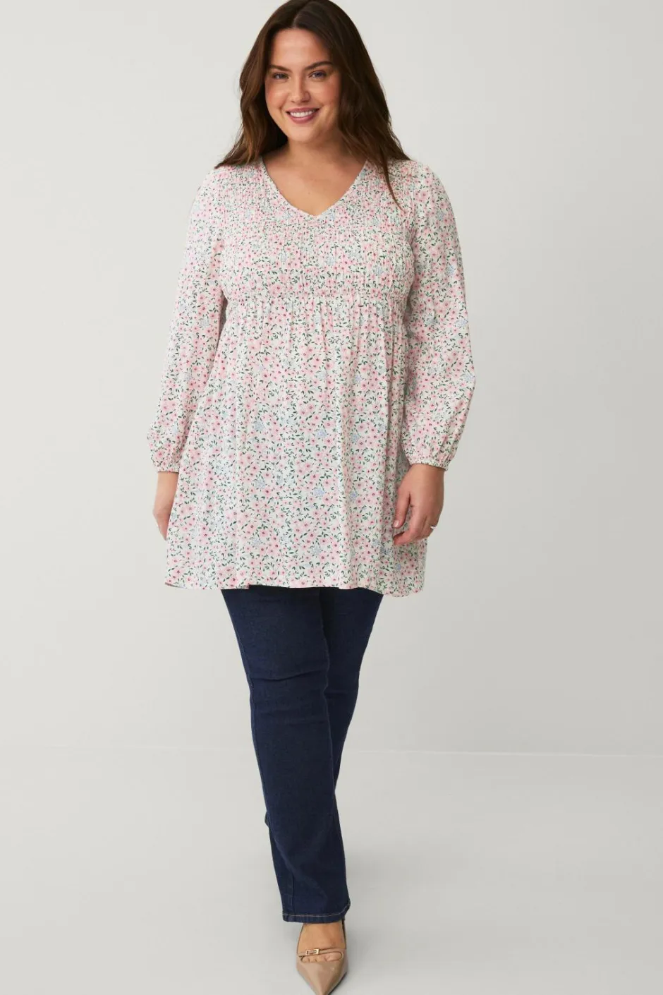 Ellos Plus collection Tunika med smock^Dame Tunikaer
