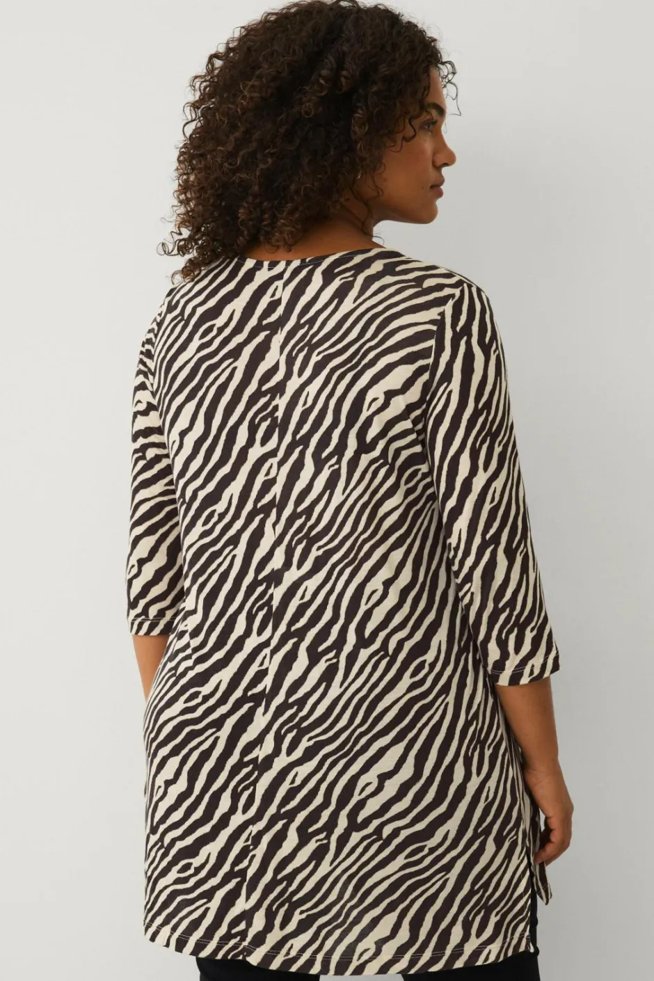 Outlet Plus collection Tunika med 3/4 lange ærmer Dame Tunikaer|Toppe & Tank-Toppe