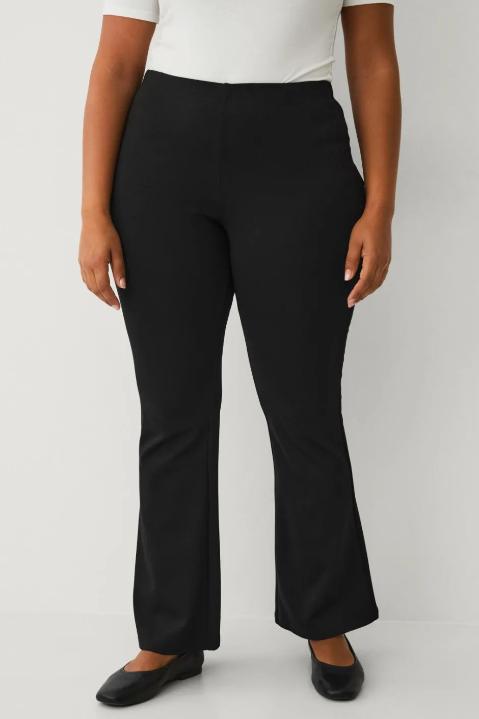 Ellos Plus collection Puntoleggings med bootcut^Dame Tights & Leggings