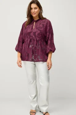Ellos Plus collection Bluse i organza^Dame Skjorter & Bluser