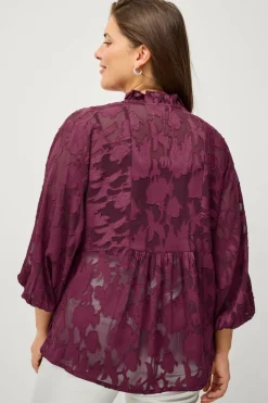 Ellos Plus collection Bluse i organza^Dame Skjorter & Bluser
