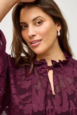 Ellos Plus collection Bluse i organza^Dame Skjorter & Bluser
