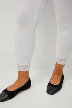 Ellos Plus collection Leggings med blondekant^Dame Tights & Leggings