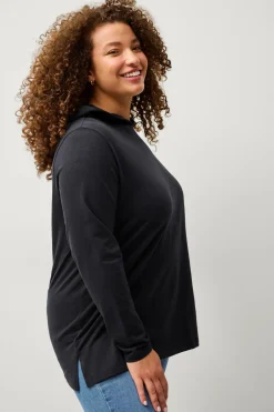 Ellos Plus collection Sweatshirt med hætte^Dame Basistøj|Sweatshirts & Hoodies