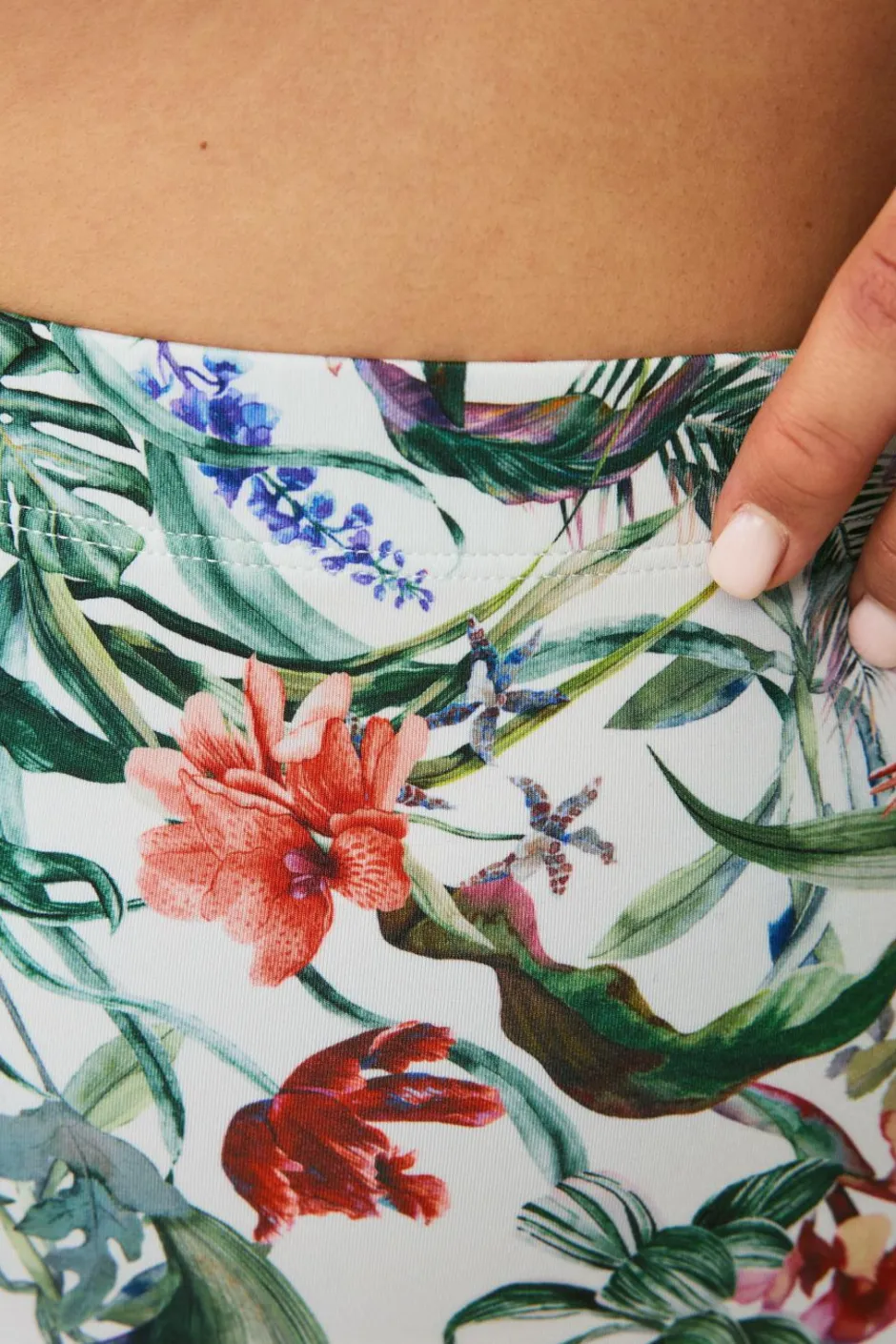 Sale Plus collection Maxi-bikinitrusse med høj talje Dame Bikinier & Bikinidele