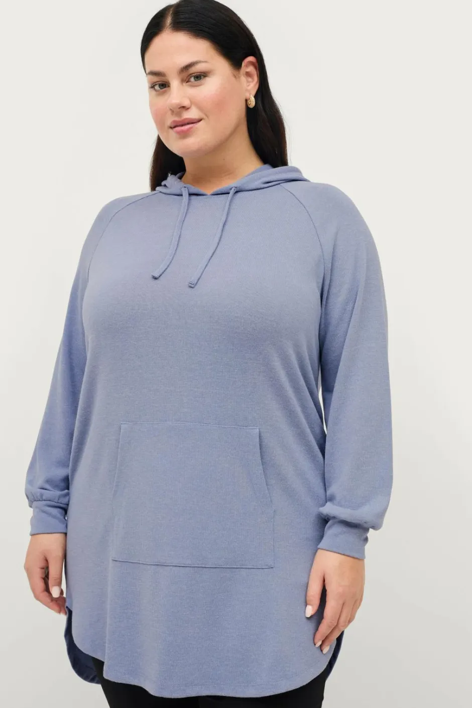 Best Plus collection Sweatshirttunika med hætte Dame Tunikaer|Sweatshirts & Hoodies