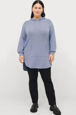 Best Plus collection Sweatshirttunika med hætte Dame Tunikaer|Sweatshirts & Hoodies