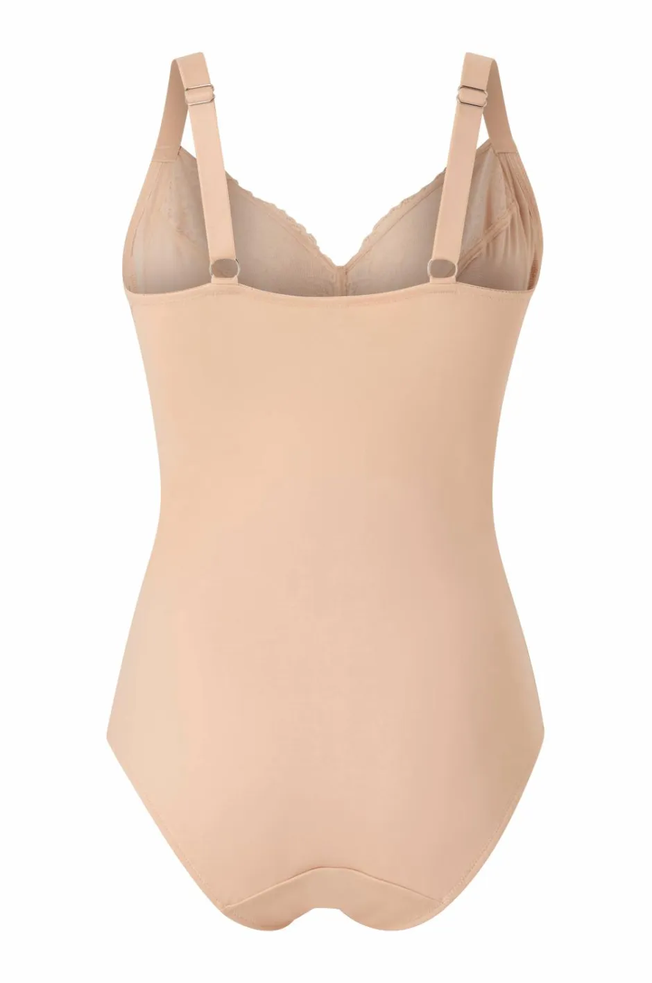 Sale Plus collection Shapingbody med blondedetaljer - medium støtte Dame Shaping