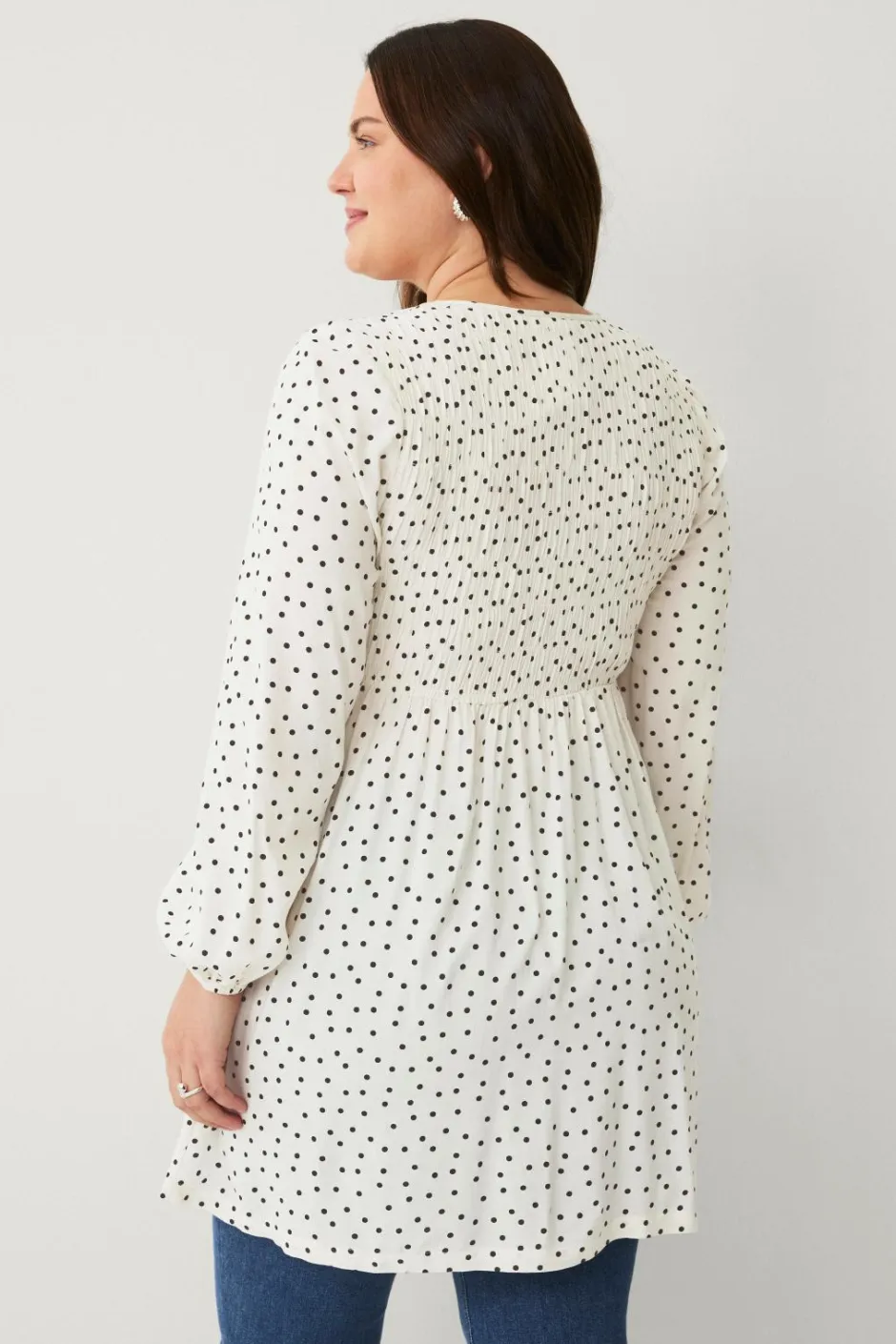 Sale Plus collection Tunika med smock Dame Tunikaer