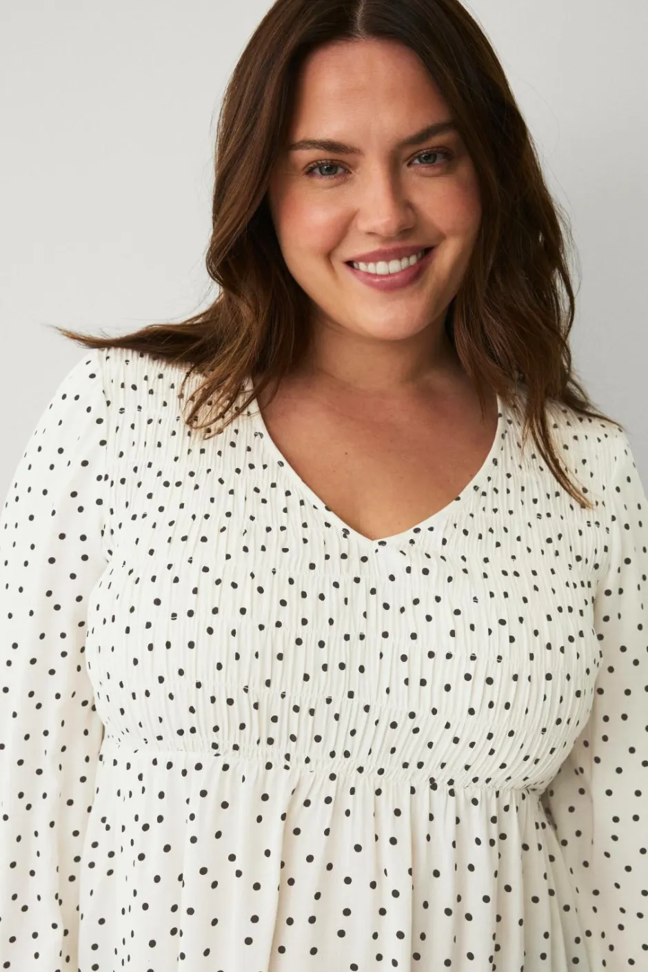 Sale Plus collection Tunika med smock Dame Tunikaer