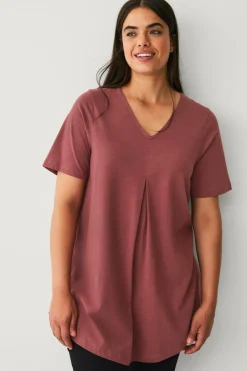 Ellos Plus collection Tunika med v-hals^Dame Tunikaer|Toppe & Tank-Toppe