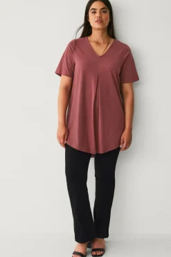 Ellos Plus collection Tunika med v-hals^Dame Tunikaer|Toppe & Tank-Toppe