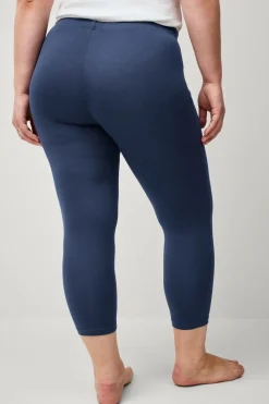 Ellos Plus collection Leggings med høj talje og 3/4 længde^Dame Basistøj|Tights & Leggings