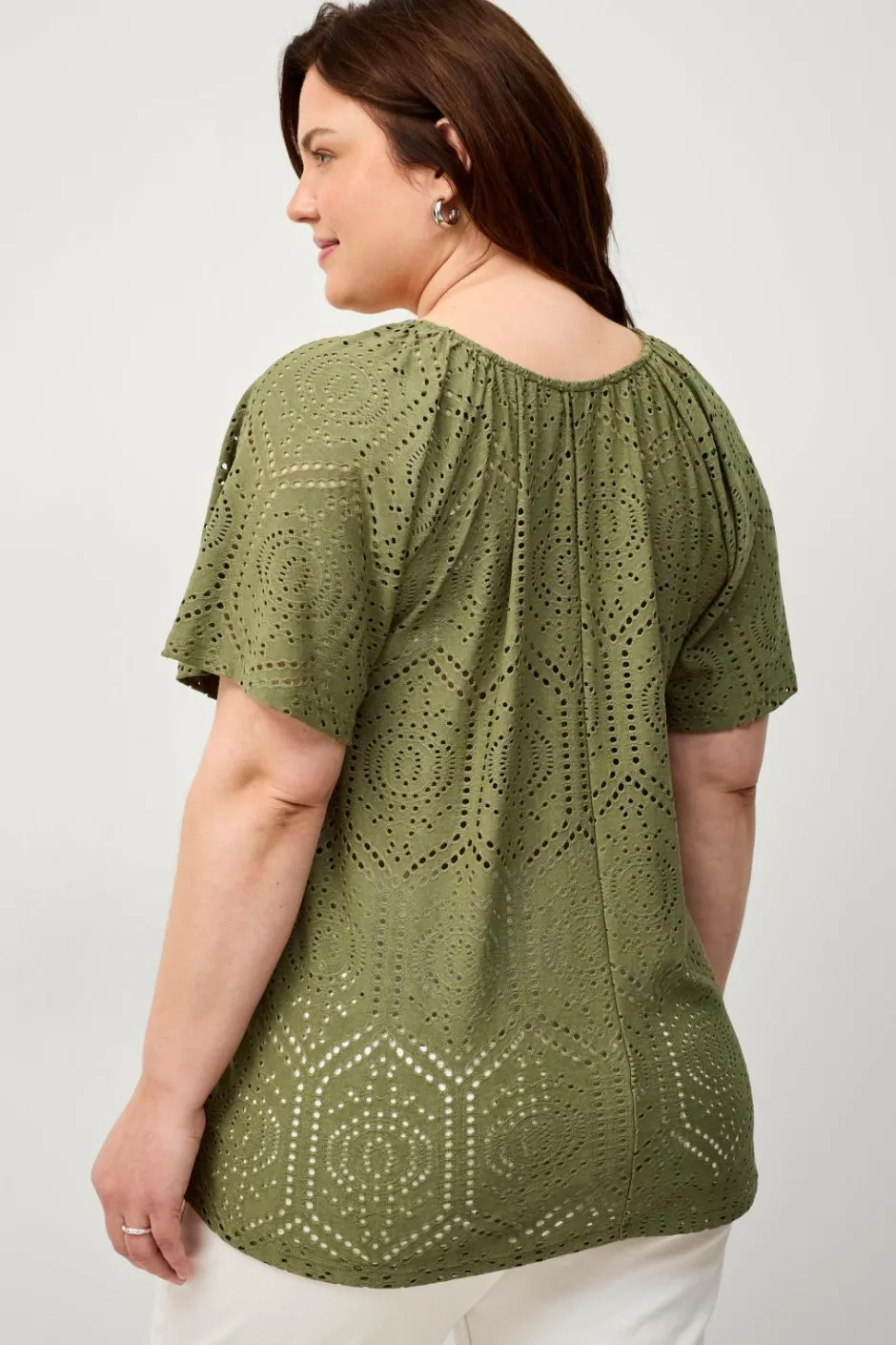 New Plus collection Top Lacy Dame Toppe & Tank-Toppe