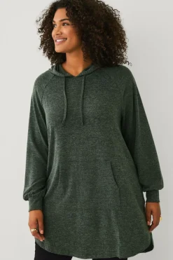 Discount Plus collection Lang sweatshirt med hætte Dame Sweatshirts & Hoodies