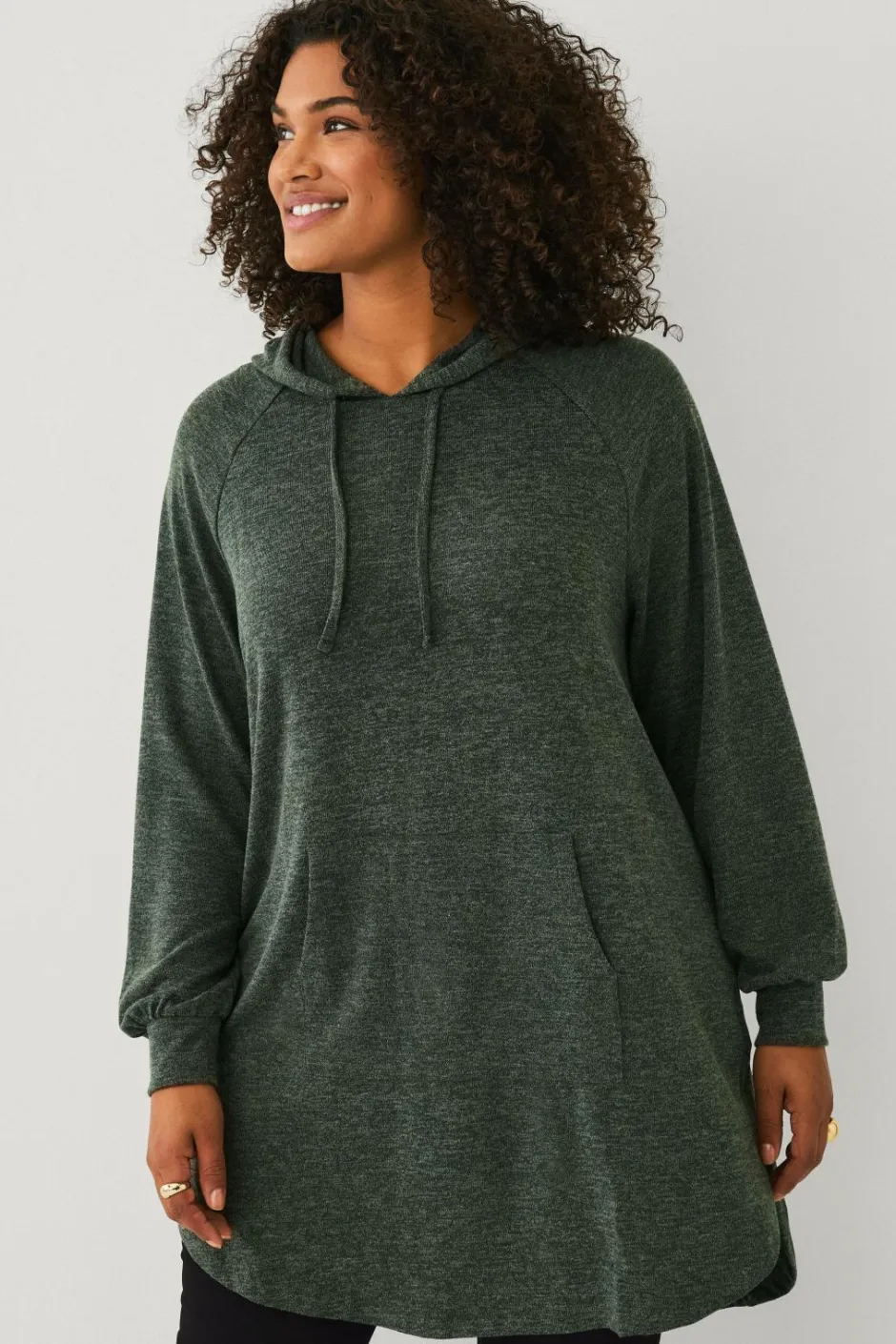 Discount Plus collection Lang sweatshirt med hætte Dame Sweatshirts & Hoodies