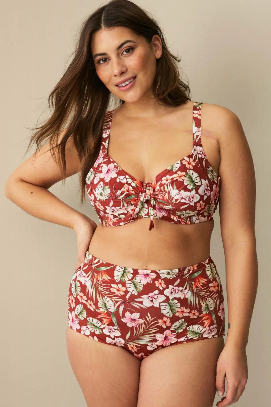 Hot Plus collection Maxi Bikinitrusse med formende effekt Dame Bikinier & Bikinidele