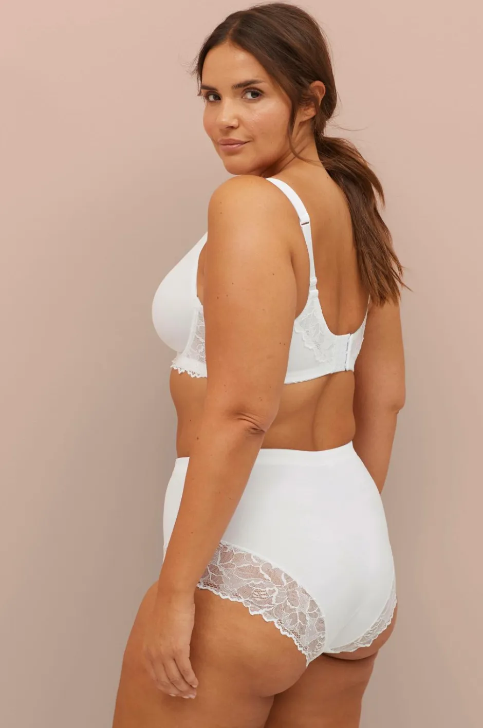 Clearance Plus collection Bøjle-bh med blondedetaljer Dame Bh'Er