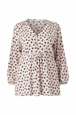 Hot Plus collection Tunika med V-hals Dame Tunikaer|Toppe & Tank-Toppe