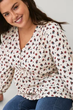 Hot Plus collection Tunika med V-hals Dame Tunikaer|Toppe & Tank-Toppe