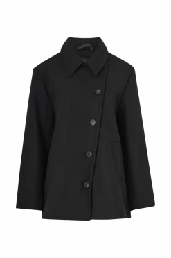 Hot Plus collection Kort frakke i uldmiks Dame Jakker & Frakker