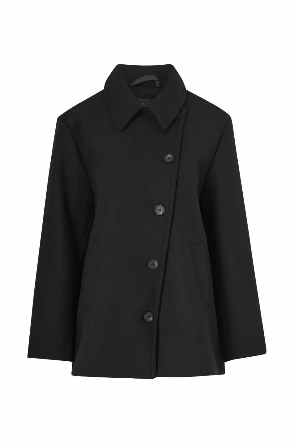 Hot Plus collection Kort frakke i uldmiks Dame Jakker & Frakker