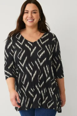 Discount Plus collection Tunika med 3/4 lange ærmer Dame Tunikaer