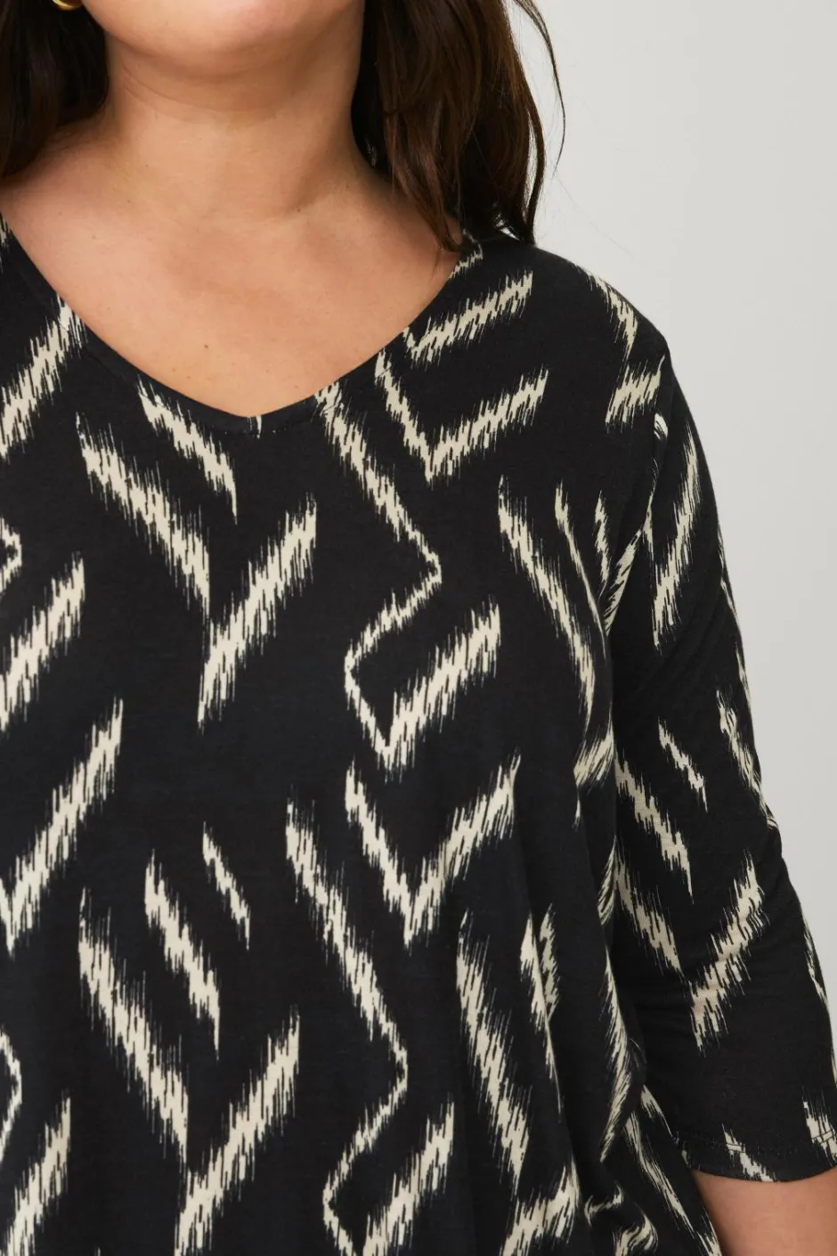 Discount Plus collection Tunika med 3/4 lange ærmer Dame Tunikaer