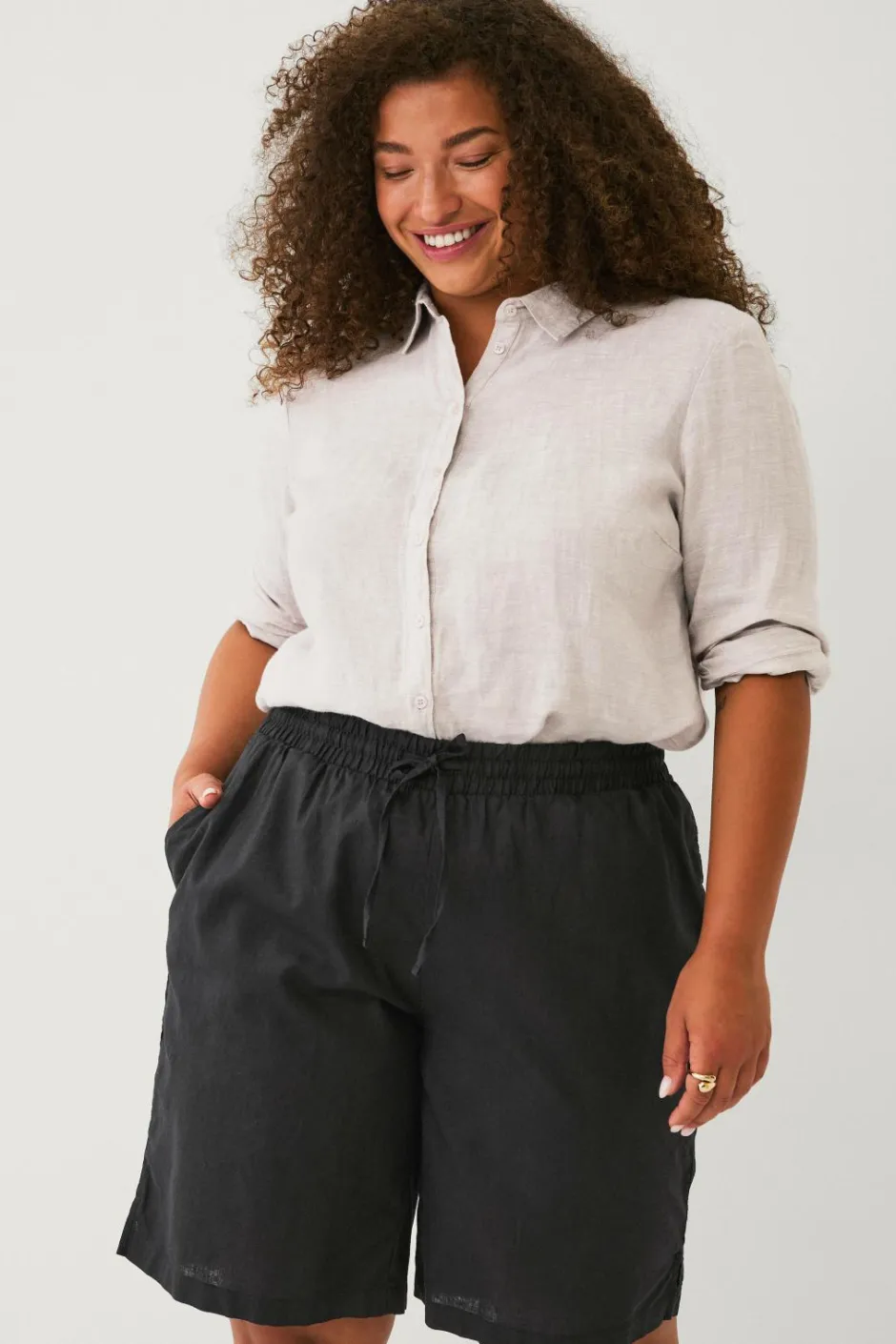 Sale Plus collection Hørshorts Dame Shorts