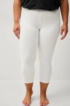 Ellos Plus collection Leggings med høj talje og 3/4 længde^Dame Basistøj|Tights & Leggings