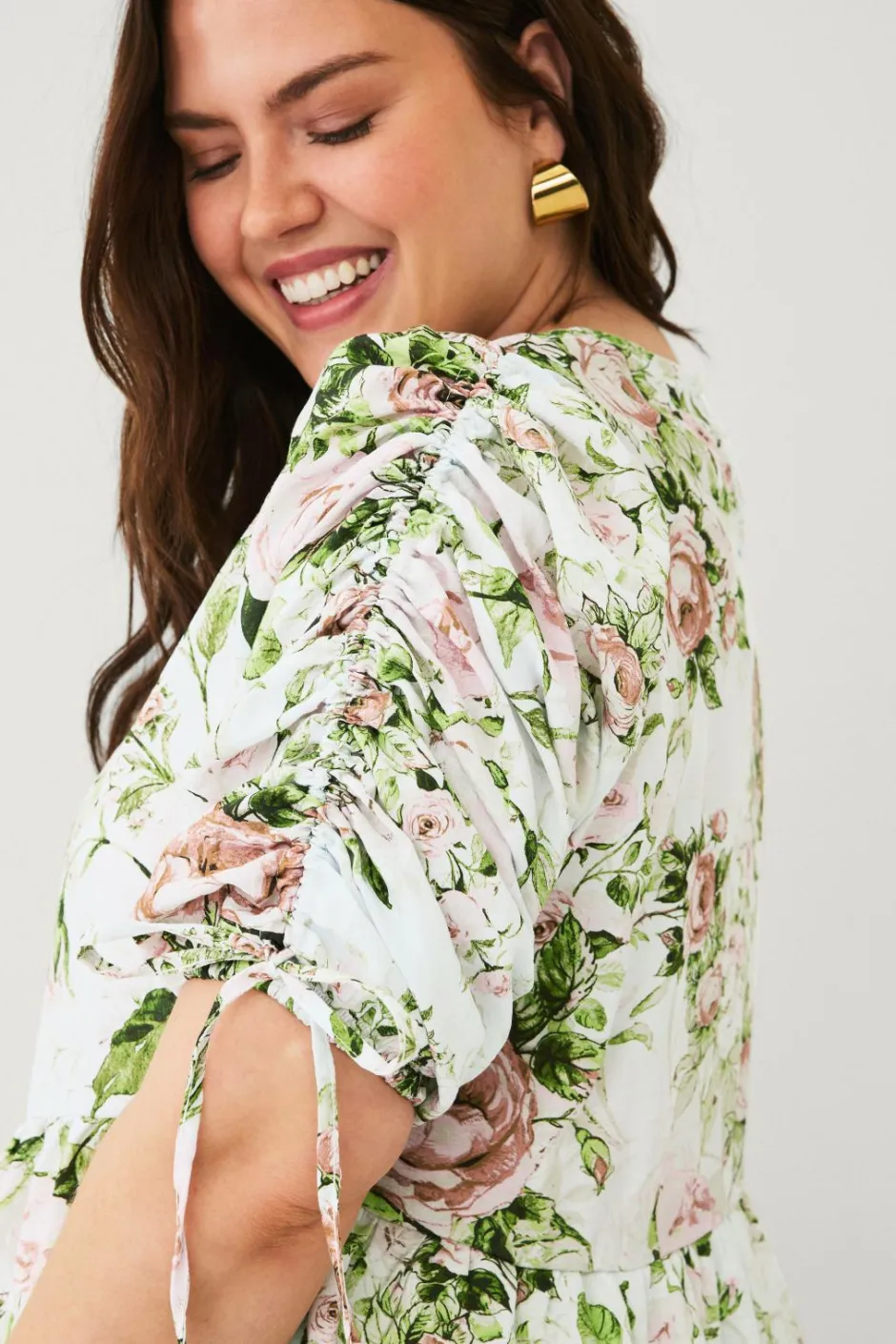 Clearance Plus collection Bluse med peplum Dame Skjorter & Bluser