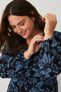 Outlet Plus collection Tunika med V-hals Dame Tunikaer|Toppe & Tank-Toppe