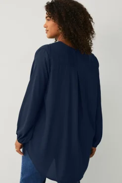Ellos Plus collection Tunika med v-hals^Dame Tunikaer|Toppe & Tank-Toppe