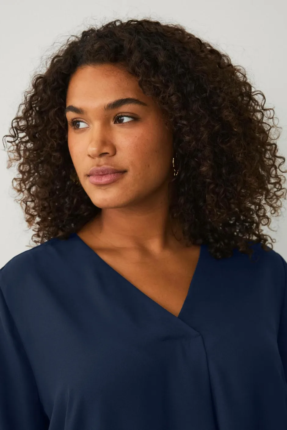 Ellos Plus collection Tunika med v-hals^Dame Tunikaer|Toppe & Tank-Toppe