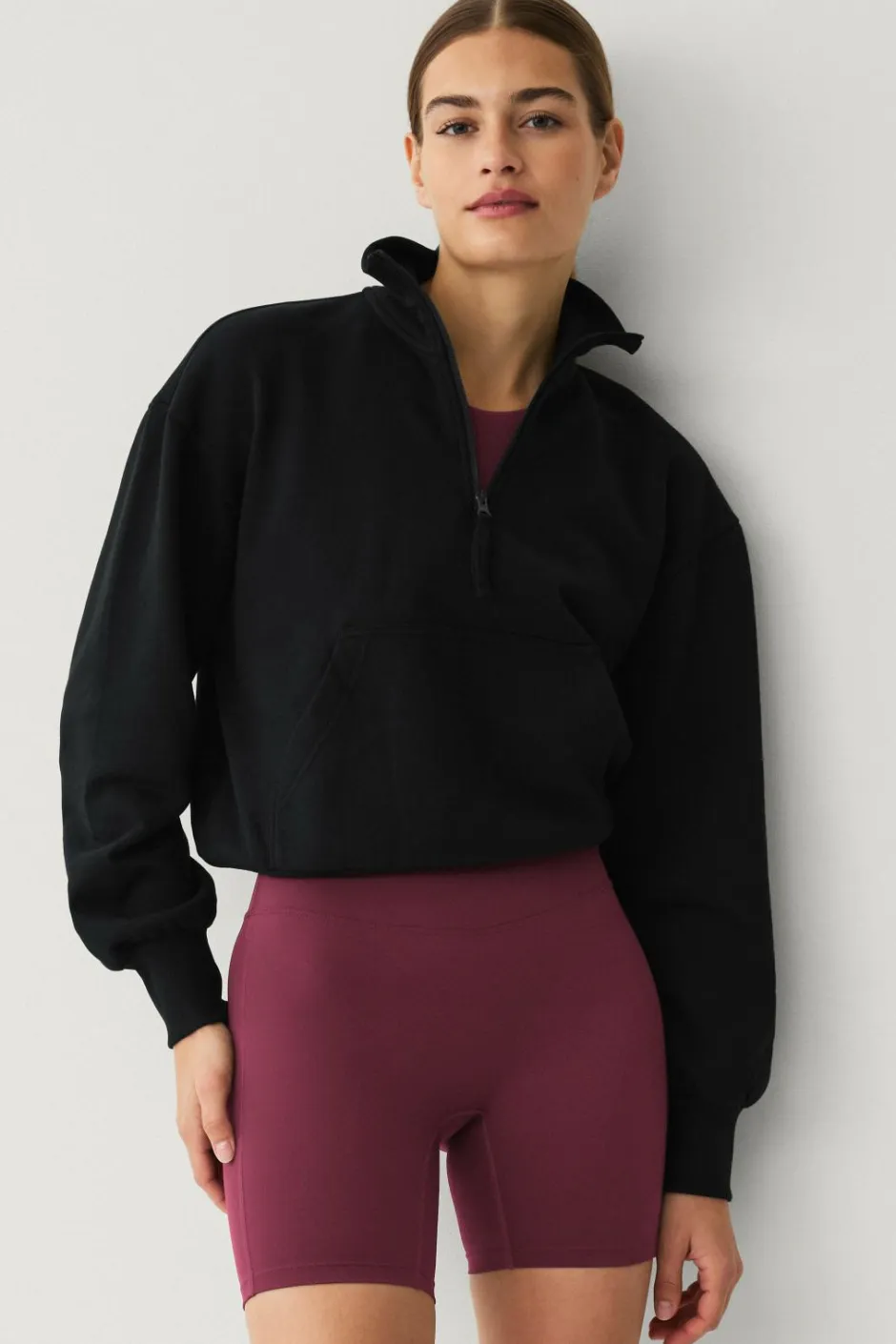STUDIO Sweatshirt med høj krave Dame Træningstøj|Træningstøj
