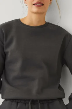 Ellos STUDIO Sweatshirt med rund halsudskæring^Dame Træningstøj|Træningstøj