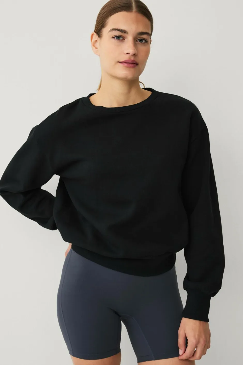 Hot STUDIO Sweatshirt med rund hals Dame Træningstøj|Træningstøj