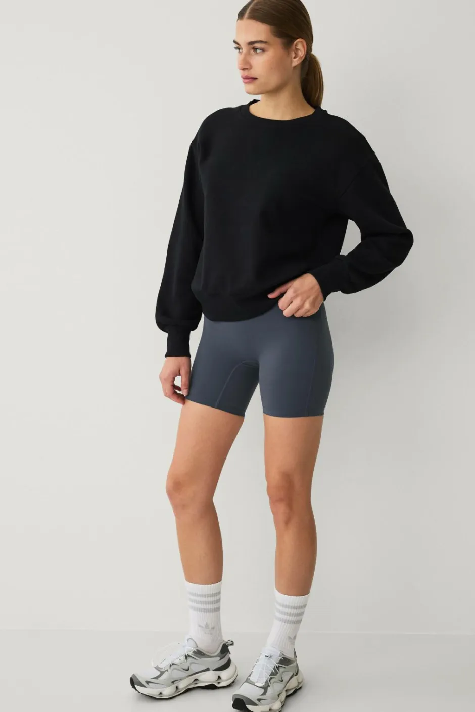 Hot STUDIO Sweatshirt med rund hals Dame Træningstøj|Træningstøj