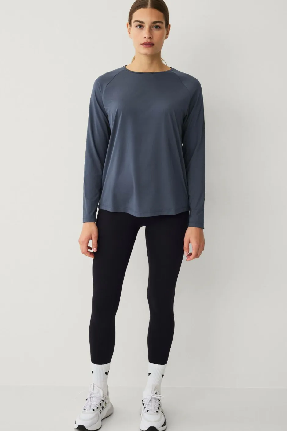 STUDIO Træningstop Loose Top Core LS Dame Træningstøj|Træningstøj